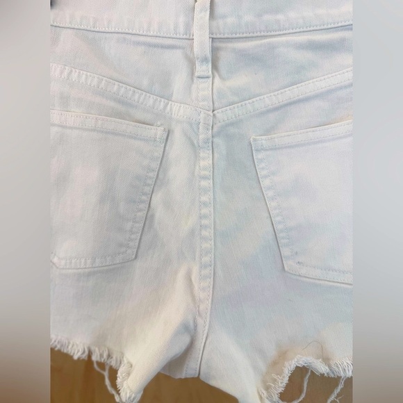 J. Crew White Frayed Hem Jean Shorts: Eligible 3/$25 - Picture 12 of 13